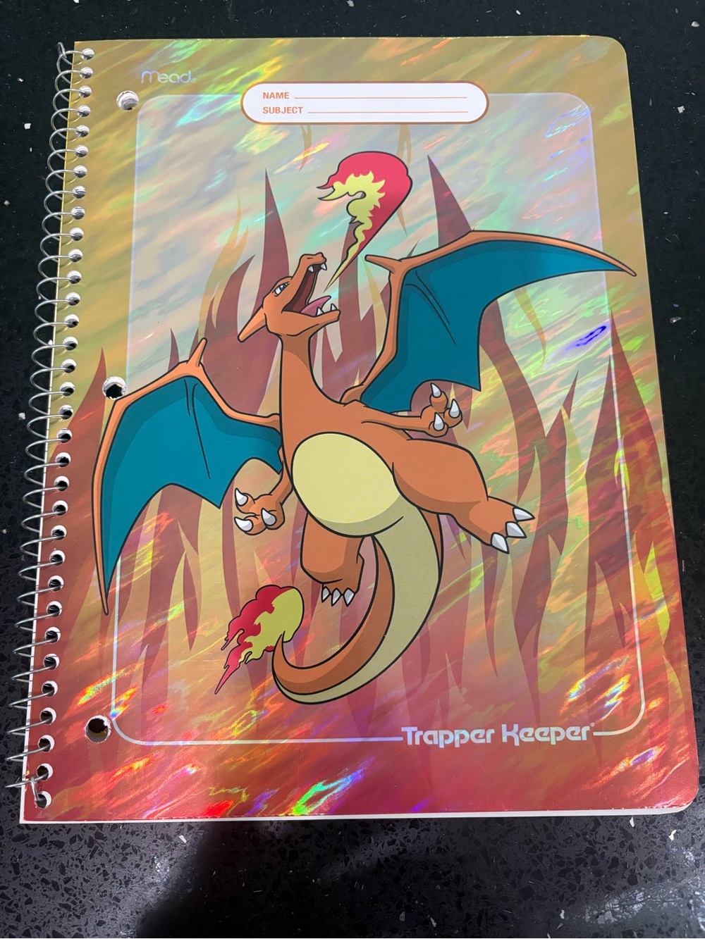 Target x Pokemon Charizard Trapper Keeper Spiral Notebook, Limited Edition